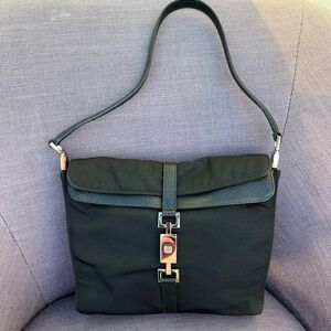 Gucci Jackie Shoulder Bag Nylon Leather